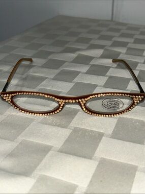 Jimmy Crystal Swarovski Crystal Cat-Eye Readers